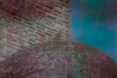 Burgturm im Nebel